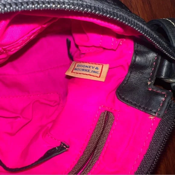 Dooney & Bourke Black Crossbody Bag with Gold Accents - Picture 7 of 10